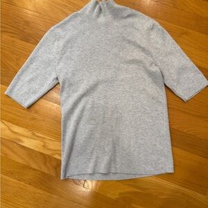 Banana Republic Light Gray mock neck Sweater